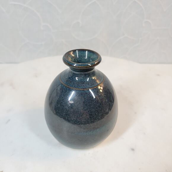 Vintage Pottery Vases 3.5" Brown Green Marble Incaware Ceramic Art Glazed Lot‎ 4 - Picture 6 of 16